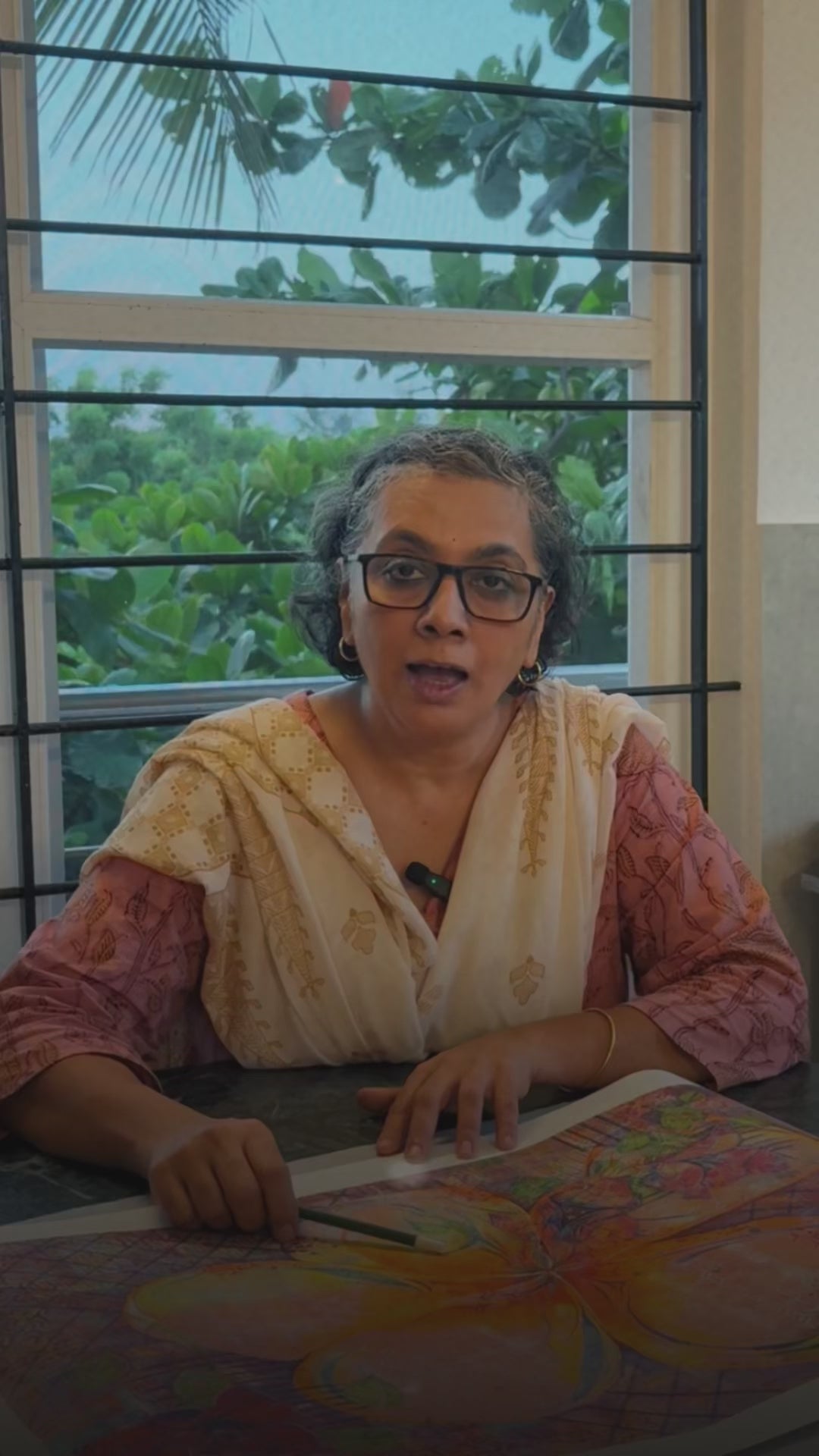 Video of artist talking about painting titled Renascence