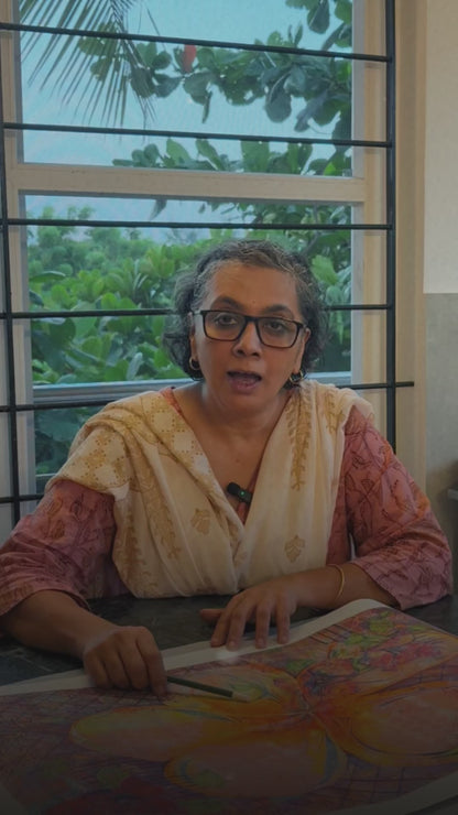 Video of artist talking about painting titled Renascence